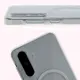 Etui z pierścieniem magnetycznym Bizon Case CrystalO do Samsung Galaxy A36 5G przezroczyste