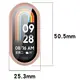 Etui ze szkłem do zegarka Bizon Case+Glass Watch do Xiaomi Smart Band 10 różowe