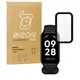 Szkło hybrydowe Bizon Glass Watch Edge Hybrid do Redmi Smart Band 2 / Xiaomi Mi Band 8 Active czarne