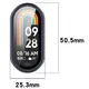 Etui ze szkłem do zegarka Bizon Case+Glass Watch do Xiaomi Smart Band 10 niebieskie