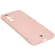 Silikonowe etui z pierścieniem magnetycznym Bizon Case Silicone Magnetic Sq do Samsung Galaxy A36 5G jasnoróżowe