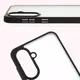Etui Bizon Case Angelo do Samsung Galaxy A36 5G przydymione z czarną ramką