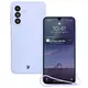 Silikonowe etui z pierścieniem magnetycznym Bizon Case Silicone Magnetic Sq do Samsung Galaxy A26 5G jasnofioletowe