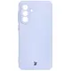 Silikonowe etui z pierścieniem magnetycznym Bizon Case Silicone Magnetic Sq do Samsung Galaxy A36 5G jasnofioletowe
