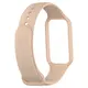 Etui z paskiem Bizon Strap + Case Watch Dots do Xiaomi Redmi Smart Band 2 / Xiaomi Mi Band 8 Active jasnoróżowe