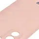 Silikonowe etui z pierścieniem magnetycznym Bizon Case Silicone Magnetic Sq do Samsung Galaxy A36 5G jasnoróżowe