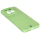 Silikonowe etui z pierścieniem magnetycznym Bizon Case Silicone Magnetic Sq do Xiaomi 15 jasnozielone