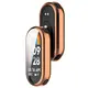 Etui z osłoną ekranu Bizon Case Watch Felipe do Xiaomi Smart Band 9 różowozłote