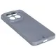 Silikonowe etui z pierścieniem magnetycznym Bizon Case Silicone Magnetic Sq do Xiaomi 15 szare