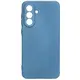 Silikonowe etui z pierścieniem magnetycznym Bizon Case Silicone Magnetic Sq do Samsung Galaxy A36 5G granatowe