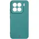 Silikonowe etui z pierścieniem magnetycznym Bizon Case Silicone Magnetic Sq do Xiaomi 15 ciemnozielone