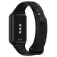 Etui z paskiem Bizon Strap + Case Watch Dots do Xiaomi Redmi Smart Band 2 / Xiaomi Mi Band 8 Active czarne