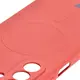 Silikonowe etui z pierścieniem magnetycznym Bizon Case Silicone Magnetic Sq do Samsung Galaxy A26 5G brudnoróżowe