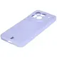 Silikonowe etui z pierścieniem magnetycznym Bizon Case Silicone Magnetic Sq do Xiaomi 15 jasnofioletowe