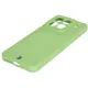 Silikonowe etui z pierścieniem magnetycznym Bizon Case Silicone Magnetic Sq do Xiaomi 15 jasnozielone