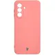 Silikonowe etui z pierścieniem magnetycznym Bizon Case Silicone Magnetic Sq do Samsung Galaxy A26 5G brudnoróżowe