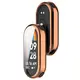 Etui z osłoną ekranu Bizon Case Watch Felipe do Xiaomi Smart Band 10 różowozłote