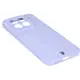 Silikonowe etui z pierścieniem magnetycznym Bizon Case Silicone Magnetic Sq do Xiaomi 15 jasnofioletowe