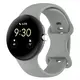 Silikonowy pasek Bizon Strap Watch Silicone do Google Pixel Watch 3/Watch 2/Watch 1 41mm szary