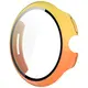 Etui ze szkłem do zegarka Bizon Case+Glass Watch do Google Pixel Watch 3 41mm żółtopomarańczowe