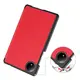 Etui z klapką Bizon Case Tab Croc do Xiaomi Redmi Pad SE 8.7 czerwone