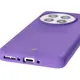 Silikonowe etui Bizon Soft Case do OnePlus 13 fioletowe