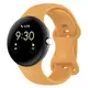 Silikonowy pasek Bizon Strap Watch Silicone do Google Pixel Watch 3/Watch 2/Watch 1 41mm żółty