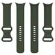 Silikonowy pasek Bizon Strap Watch Silicone do Google Pixel Watch 3 (45mm) ciemnozielony