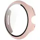 Etui ze szkłem do zegarka Bizon Case+Glass Watch do Google Pixel Watch 3 45mm różowe