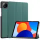 Etui z klapką Bizon Case Tab Croc do Xiaomi Redmi Pad SE 8.7 ciemnozielone