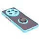 Etui z uchwytem na palec Bizon Case Hybrid Ring do Xiaomi 13 Ultra przydymione z jasnoniebieską ramką