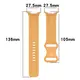 Silikonowy pasek Bizon Strap Watch Silicone do Google Pixel Watch 3/Watch 2/Watch 1 41mm żółty