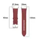 Skórzany pasek Bizon Strap Watch Casual 41 mm do Pixel Watch 3/Watch 2/Watch 1 burgundowy