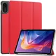 Etui z klapką Bizon Case Tab Croc do Xiaomi Redmi Pad 2 czerwone