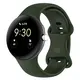 Silikonowy pasek Bizon Strap Watch Silicone do Google Pixel Watch 3 (45mm) ciemnozielony