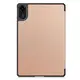 Etui z klapką Bizon Case Tab Croc do Xiaomi Redmi Pad 2 różowozłote