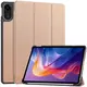 Etui z klapką Bizon Case Tab Croc do Xiaomi Redmi Pad 2 różowozłote