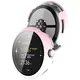 Etui ze szkłem do zegarka Bizon Case+Glass Watch do Google Pixel Watch 3 45mm białoróżowe