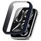 Etui ze szkłem do zegarka Bizon Case+Glass Watch do Xiaomi Mi Smart Band 9 Pro niebieskie