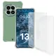 Etui + 2x folia na ekran Bizon Case Clear Pack do OnePlus 13