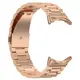 Pasek ze stali nierdzewnej Bizon Strap Watch Aura do Google Pixel Watch 3 45 mm różowozłoty