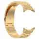 Pasek ze stali nierdzewnej Bizon Strap Watch Aura do Google Pixel Watch 3 45 mm złoty