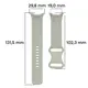 Silikonowy pasek Bizon Strap Watch Silicone do Google Pixel Watch 3 (45mm) khaki