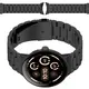 Pasek ze stali nierdzewnej Bizon Strap Watch Aura do Google Pixel Watch 3 / 2 / 1 41 mm czarny
