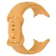Silikonowy pasek Bizon Strap Watch Silicone do Google Pixel Watch 3 (45mm) żółty