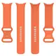 Silikonowy pasek Bizon Strap Watch Silicone do Google Pixel Watch 3 (45mm) pomarańczowy