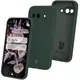 Silikonowe etui Bizon Soft Case do Google Pixel 9a ciemnozielone