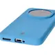 Silikonowe etui Bizon Soft Case do Honor Magic7 Pro niebieskie