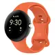 Silikonowy pasek Bizon Strap Watch Silicone do Google Pixel Watch 3 (45mm) pomarańczowy