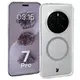 Etui z pierścieniem magnetycznym Bizon Case CrystalO do Honor Magic7 Pro przezroczyste